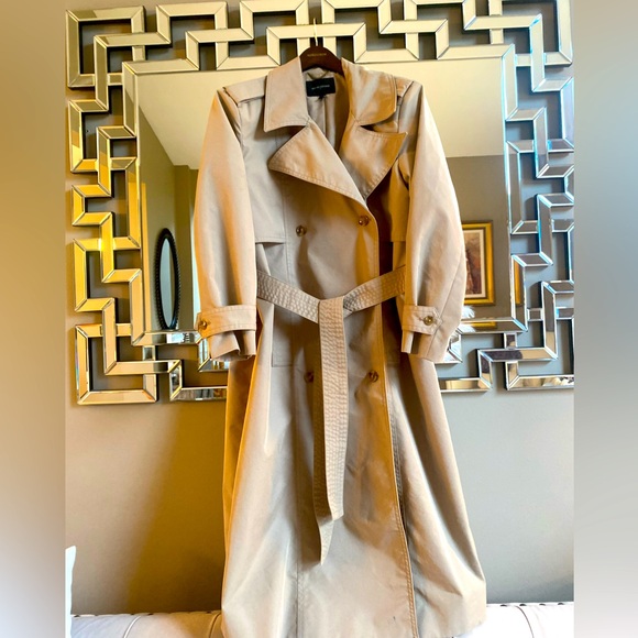 banana republic gold trench